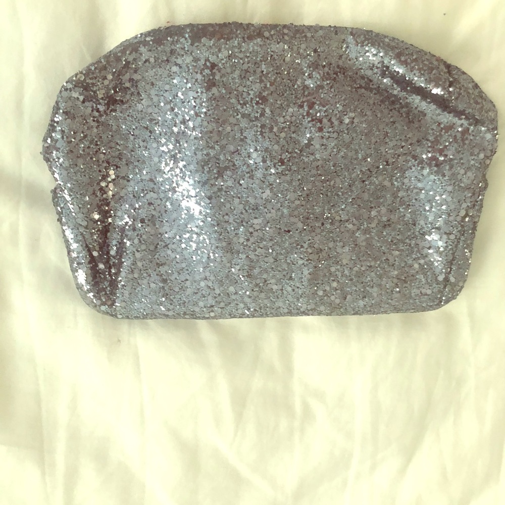 Jcrew glitter clutch purse